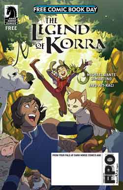 The legend of Korra FCBD - Free comic book day 2018