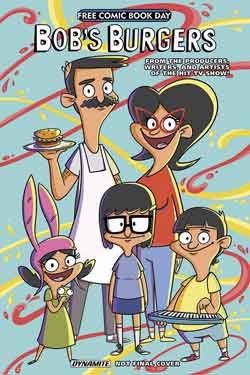 Bob's Burger FCBD - Free comic book day 2018