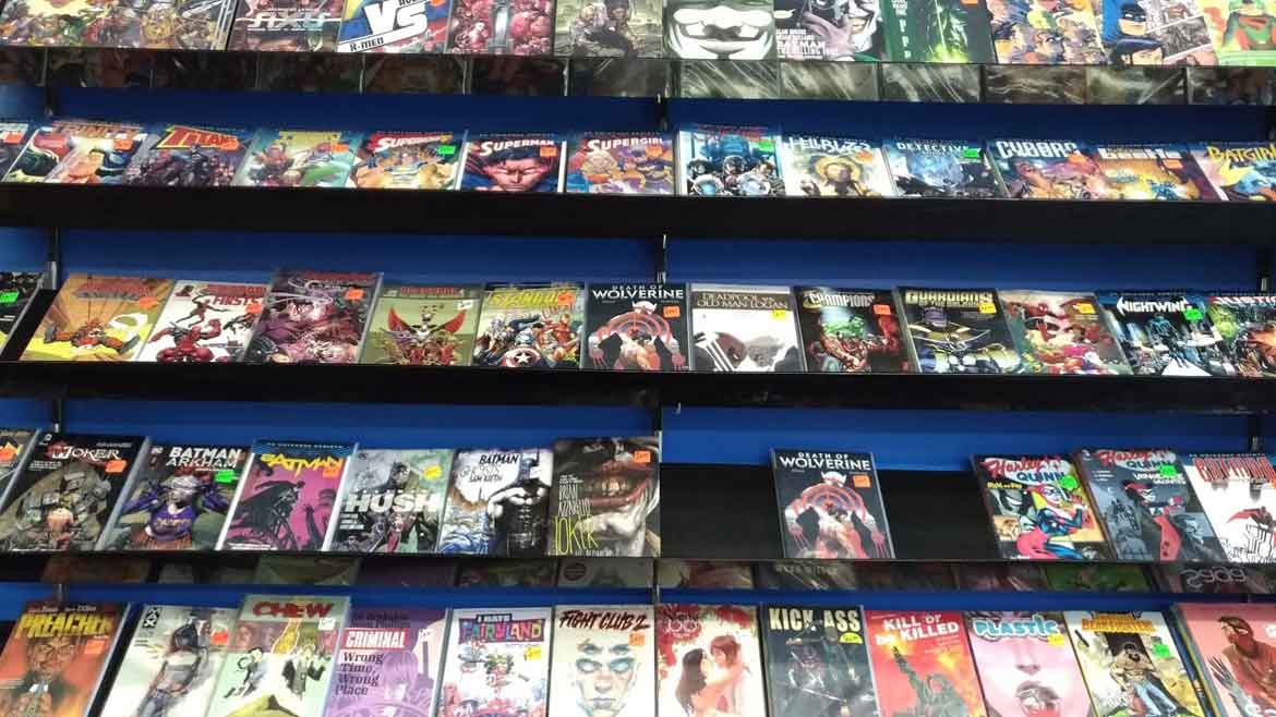 A wide collection of back issues