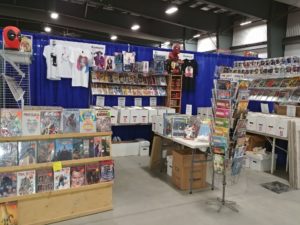 Picture of the Komico booth at the 2019 Ottawa Comiccon
